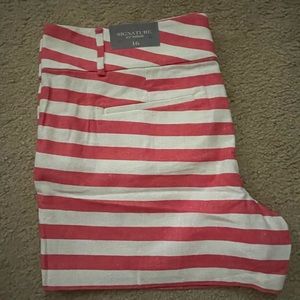 Anne Taylor Signature size 16 striped shorts